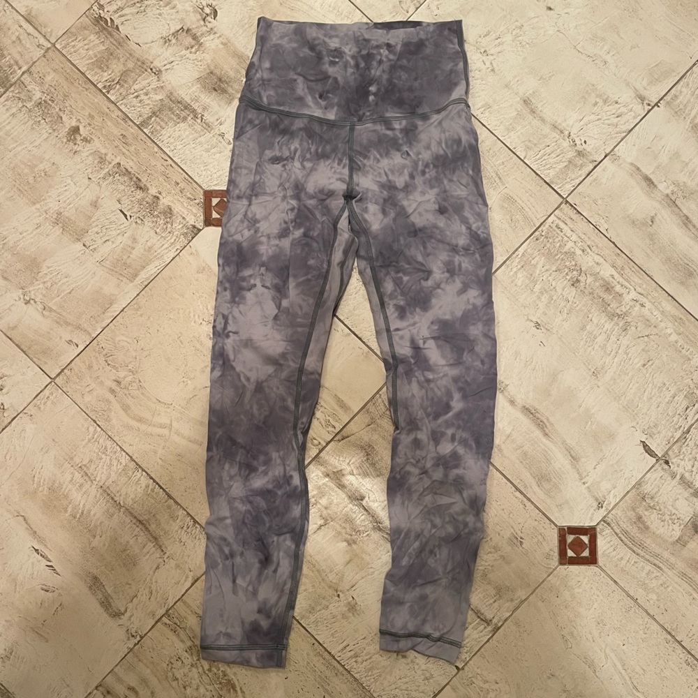 Lululemon align tie dye gray 28”